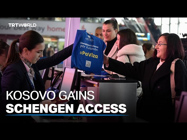 Kosovars begin visa-free travel within EU