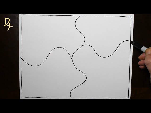 Daily Line Illusion | Active Waves 3D Abstract Pattern / Spiral Drawing / Satisfying and Relaxing