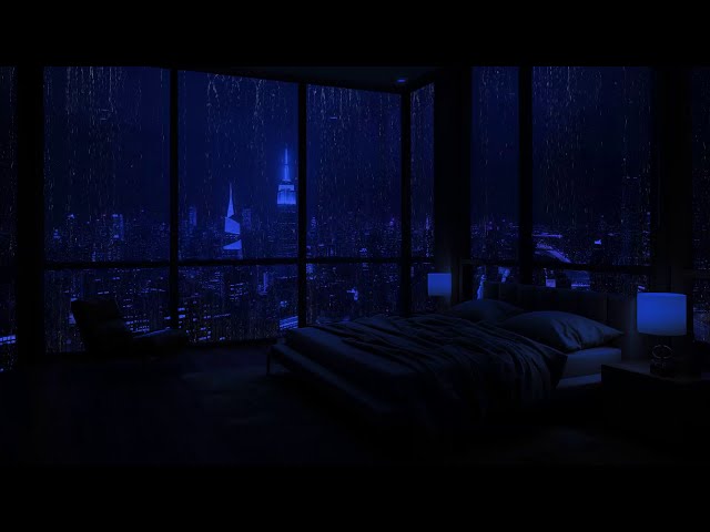 Rain Sounds for Insomnia Relief: Deep, Restful Sleep in the Comfort of a Dark Bedroom 🌧️💤