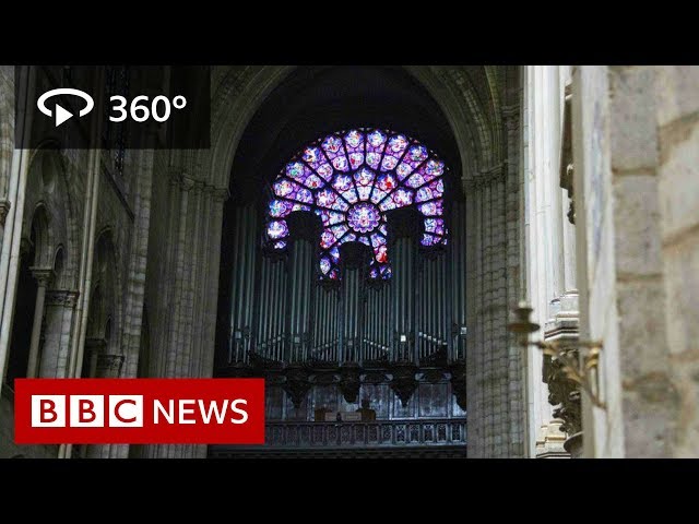 V roce 360: Katedrála Notre-Dame před požárem - BBC News