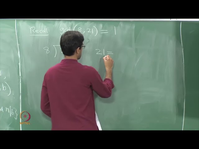 The Euclidean algorithm, the 0-1 idea and the Chinese remainder theorem #swayamprabha #CH38SP