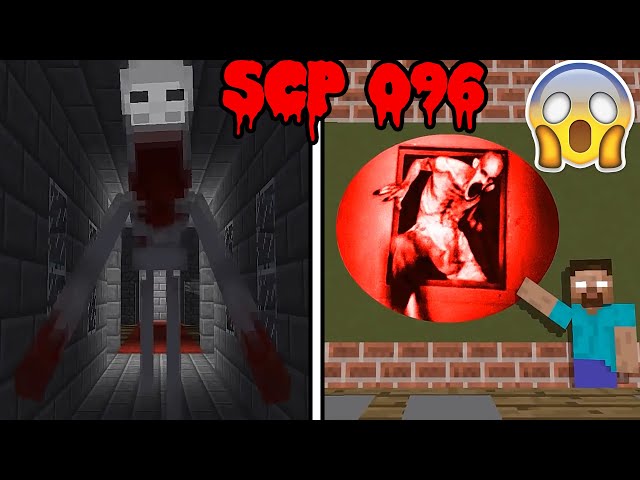 MINECRAFT SCP 096 CHALLENGE - MONSTER SCHOOL SCARY ANIMATION