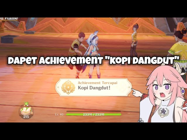 Dapet Achievement "KOPI DANGDUT" 😅 - Genshin impact