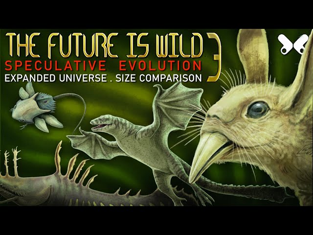 The Future is Wild 3: Fan Expanded Universe. Speculative Evolution. size comparison