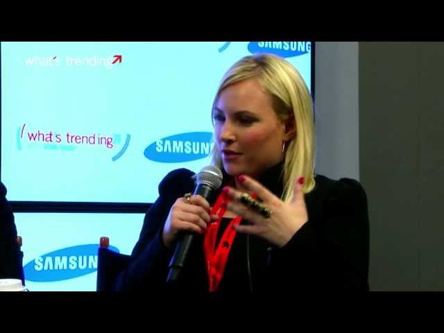 Andy Cohen & Meghan McCain - SXSW 2012 Samsung Blogger Lounge