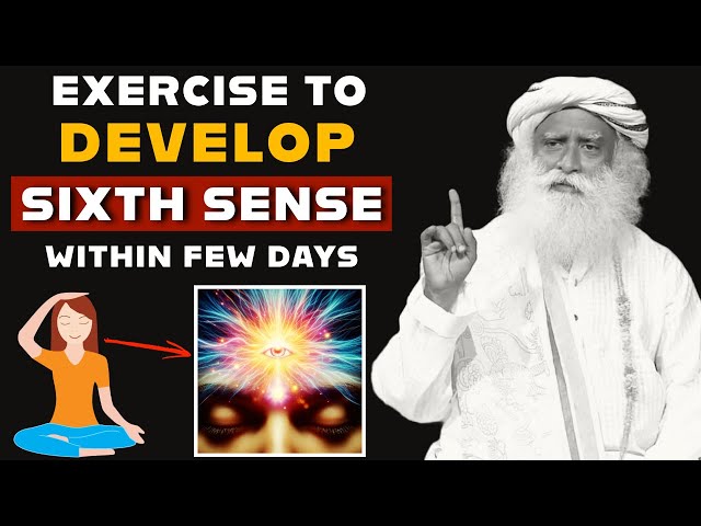 1 Exercise To Develop Sixth Sense | Sadhguru On Mind Power | Develop Intuition | Third Eye Chakra