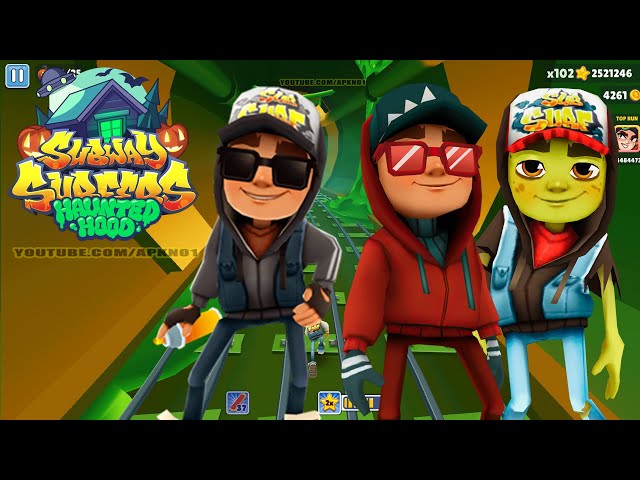 SUBWAY SURFERS GAMEPLAY PC HD 2024 - HALLOWEEN - JAKE DARK OUTFIT+FESTIVE JAKE+ZOMBIE JAKE