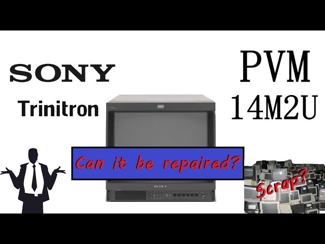 Sony PVM 14M2 Repair & Custom PVM Mods! Is It Fixable?