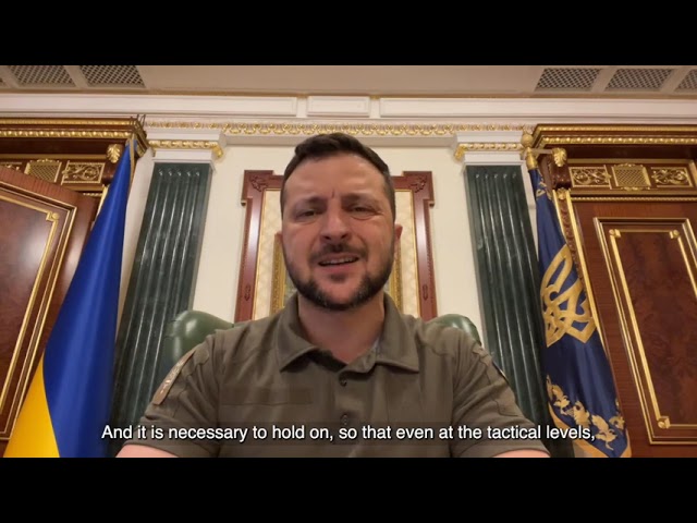 Address of the President of Ukraine Volodymyr Zelensky at the end of the 158th day of full-scale war