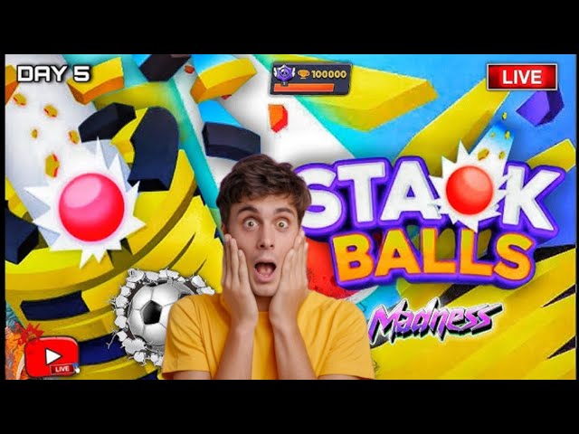 live🔴 Stack ball 3D game video #short #video #game #live