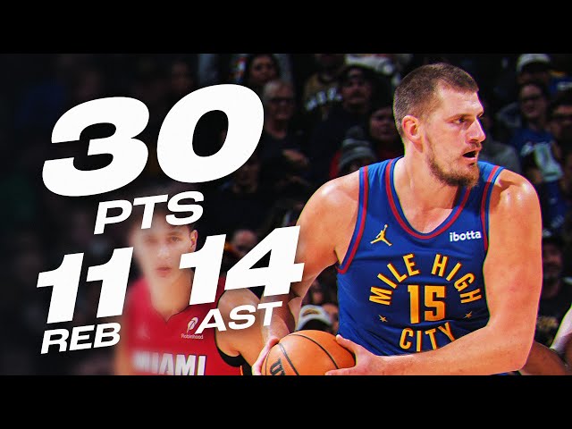 Nikola Jokić's Third Consecutive TRIPLE-DOUBLE! 👀| November 8, 2024