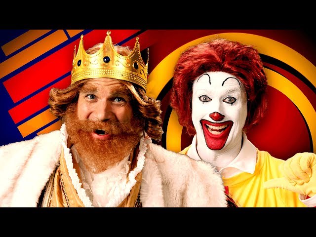 Ronald McDonald vs The Burger King. Epic Rap Battles of History