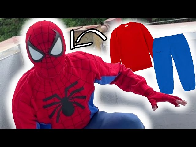 HOW I TURNED SWEATS INTO A SPIDER-MAN COSPLAY