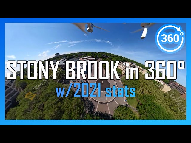 [2021] STONY BROOK UNIVERSITY in 360° - drone/walking/driving campus tour