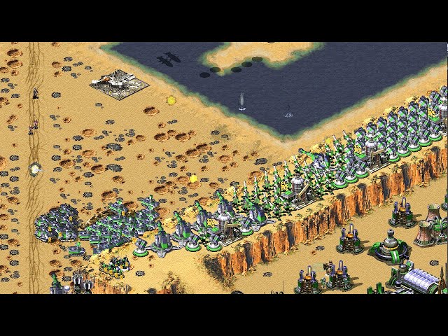 Red Alert 2 | Extra hard | 7 vs 1 | Desert showdown | Allied | Prism tank