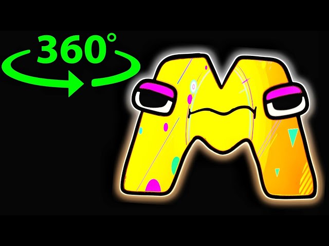 Alphabet Lore But It's M Finding challenge #7 | VR 360 Degree video