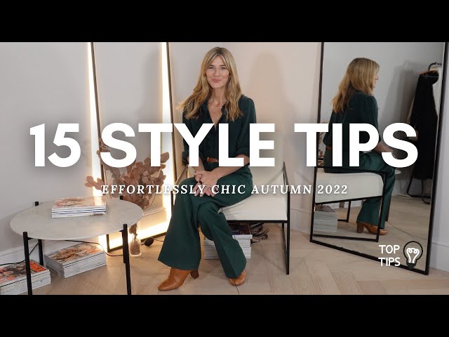 HOW TO DRESS MORE EFFORTLESSLY CHIC THIS AUTUMN  | Style Tips