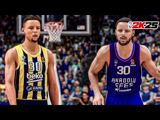 Stephen Curry FENERBAHÇE BEKO ve ANADOLU EFES'te Oynarsa.. | NBA 2K25 "Ya Olsaydı?" #2