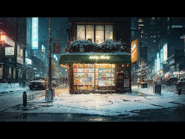 Calm urban winter 📻 Lofi Radio Mix  [Beats to Focus and Relax]