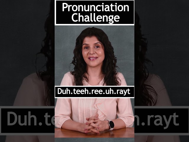 Pronunciation Challenge | Improve English Pronunciation | #Shorts #English #Pronunciation