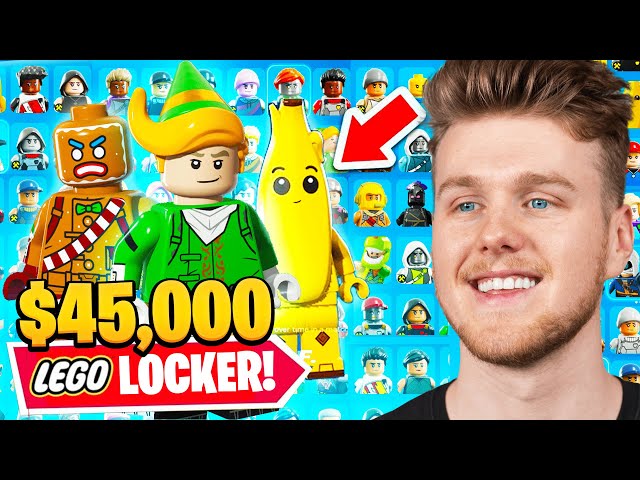 REVEALING MY $45,000 LEGO FORTNITE LOCKER