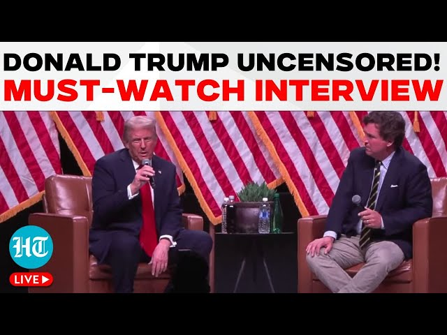 Trump Tucker Interview LIVE | Trump Tells Tucker Carlson About His Plans | Trump News | US Elections