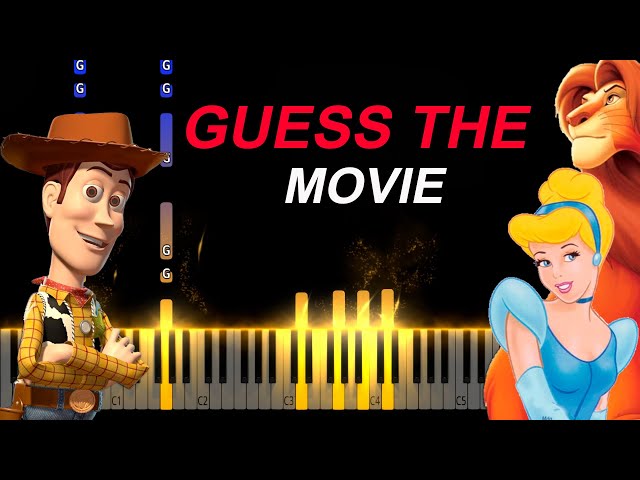 Do You Know Disney Movies? (Piano Quiz - Part 1)