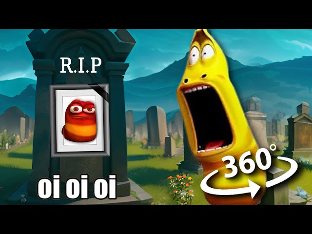 🆘360 VR oi oi oi Red Larva in the Graveyard 😱 SAVE the Red Larva | Finding Challenge 360