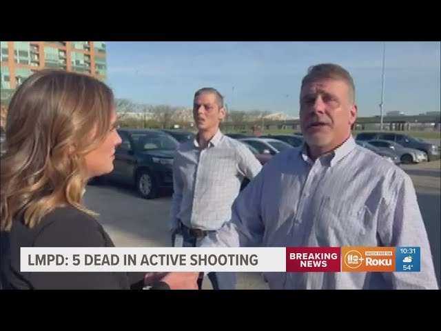 'I could see him still shooting' | Witness describes Louisville bank shooting