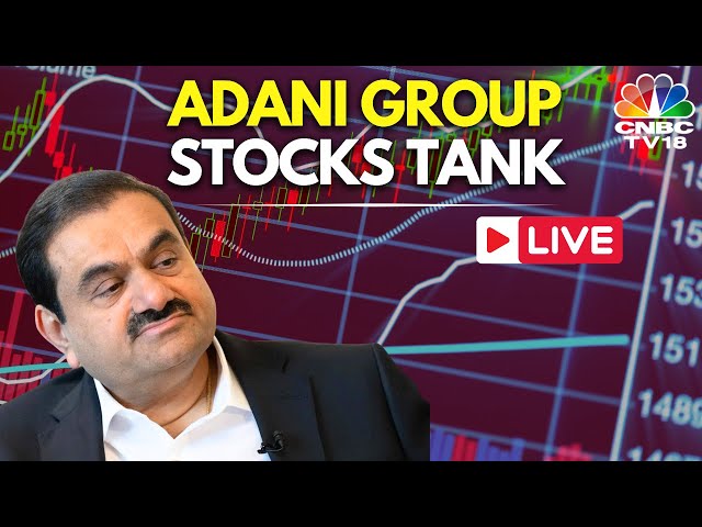 LIVE: All Eyes on Adani Group Stocks | Adani Group Stocks Tank | Nifty & Sensex | US District Court