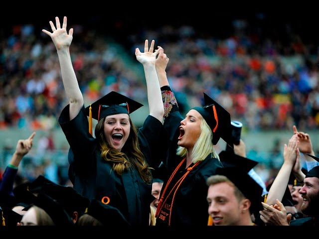 360 Video: Clips from Oregon State University's 147th Commencement Ceremony