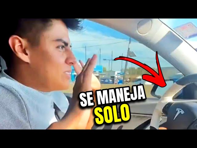 Mi primera vez manejando un Tesla "Se maneja solo" 😱| Kike Jav