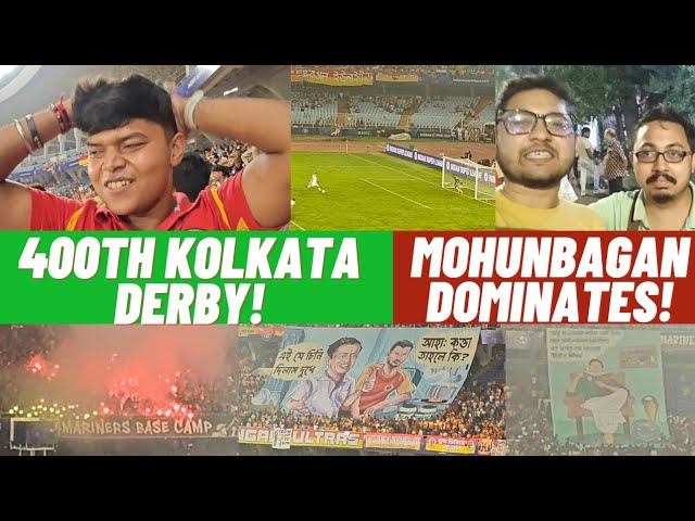 Mohunbagan vs East Bengal VLOG! 🔥 Mohunbagan Dominates The Derby! ♥️