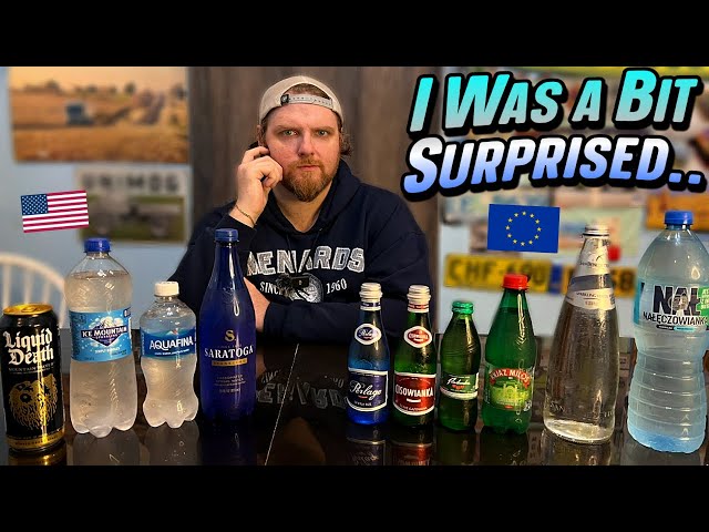 European VS American Water/Sparkling Water Comparison & Taste Test