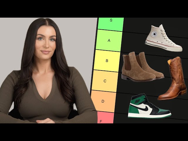 The Ultimate Men's Shoes Tier List Ranking (From A Woman's Perspective)