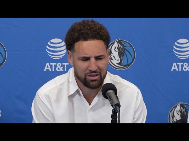 Klay Thompson speaks on leaving the Warriors to sign with the Mavs