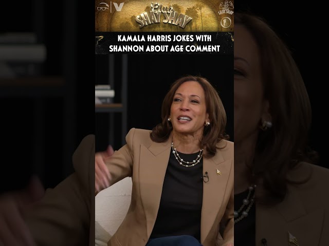 Kamala Harris Jokes With Shannon About Age Comment | CLUB SHAY SHAY