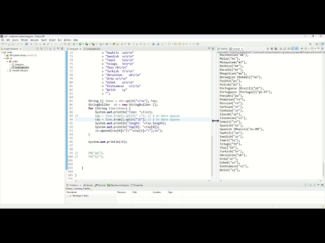 A Fun Coding Session to Help Generate Java Enum for a Long List of Country Codes