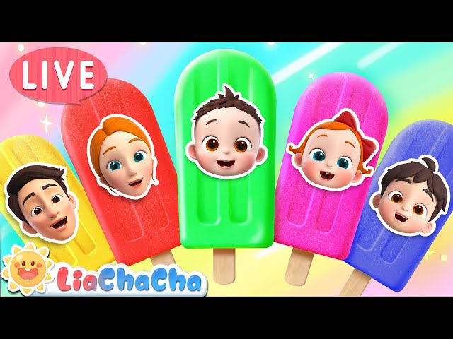 🔴 Kids' Live Stream Time | Baby Shark, Wheels on the Bus, ABC Song + More Nursery Rhymes | LiaChaCha