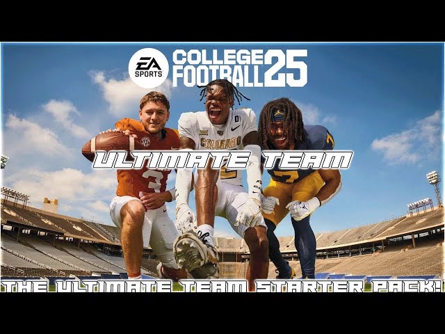 College Football 25: The Ultimate Team Starter Pack!