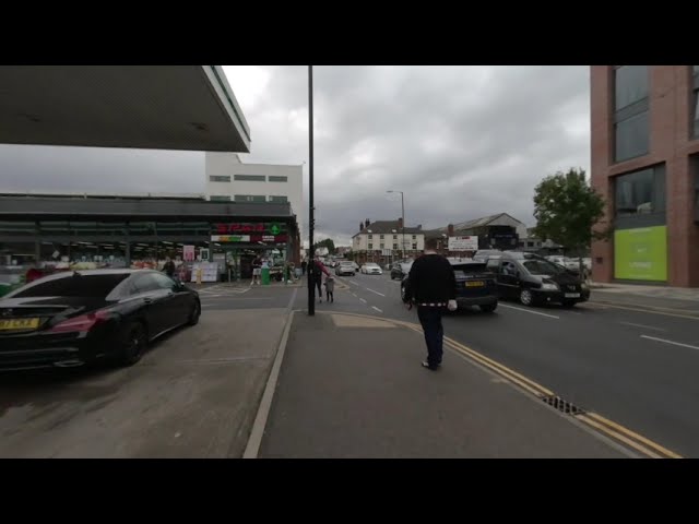 VR180° Panic buying fuel / SUFC Match day, Sheffield, UK