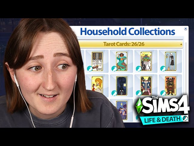 Attempting the Tarot Card Collection in The Sims 4: Life & Death