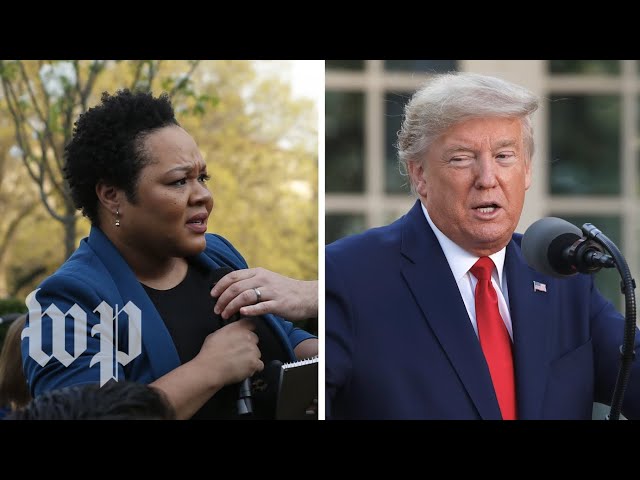 Trump's clashes with PBS NewsHour reporter Yamiche Alcindor