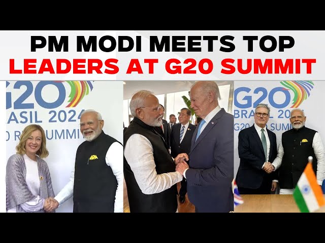 G20 Summit LIVE | PM Modi Meets Italy’s Meloni, UK PM Starmer, French President Macron & More