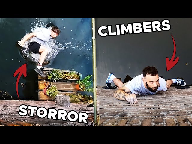 STORROR challenged us! || Climbing Water Challenge