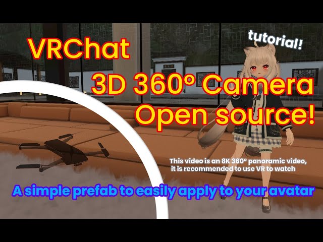 Create Amazing 360° VRChat Videos with Real-Time 3D Recording - Join the New Era of Video Making!