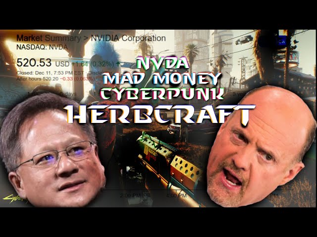 MAD MONEY NVDA TIPS && JENSEN HUANG IS HANDSOME | CyberPunk 2077