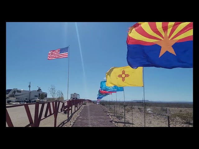 Roaming Roberts 2024 11 18  Winds at 48 MPH Gusts at Hilltop RV Park in Fort Stockton TX