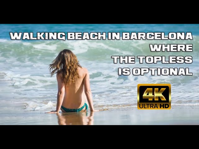 Walking at the Beach in Spain with Chill Music #VR #4K #video360