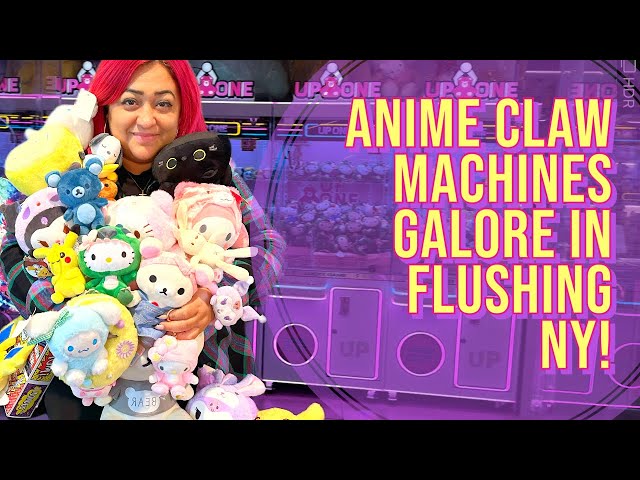 Anime Claw Machines Galore in Flushing NY!